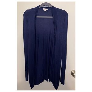Dark blue cardigans